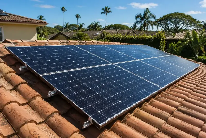 Installation de panneaux solaires à Lesperon